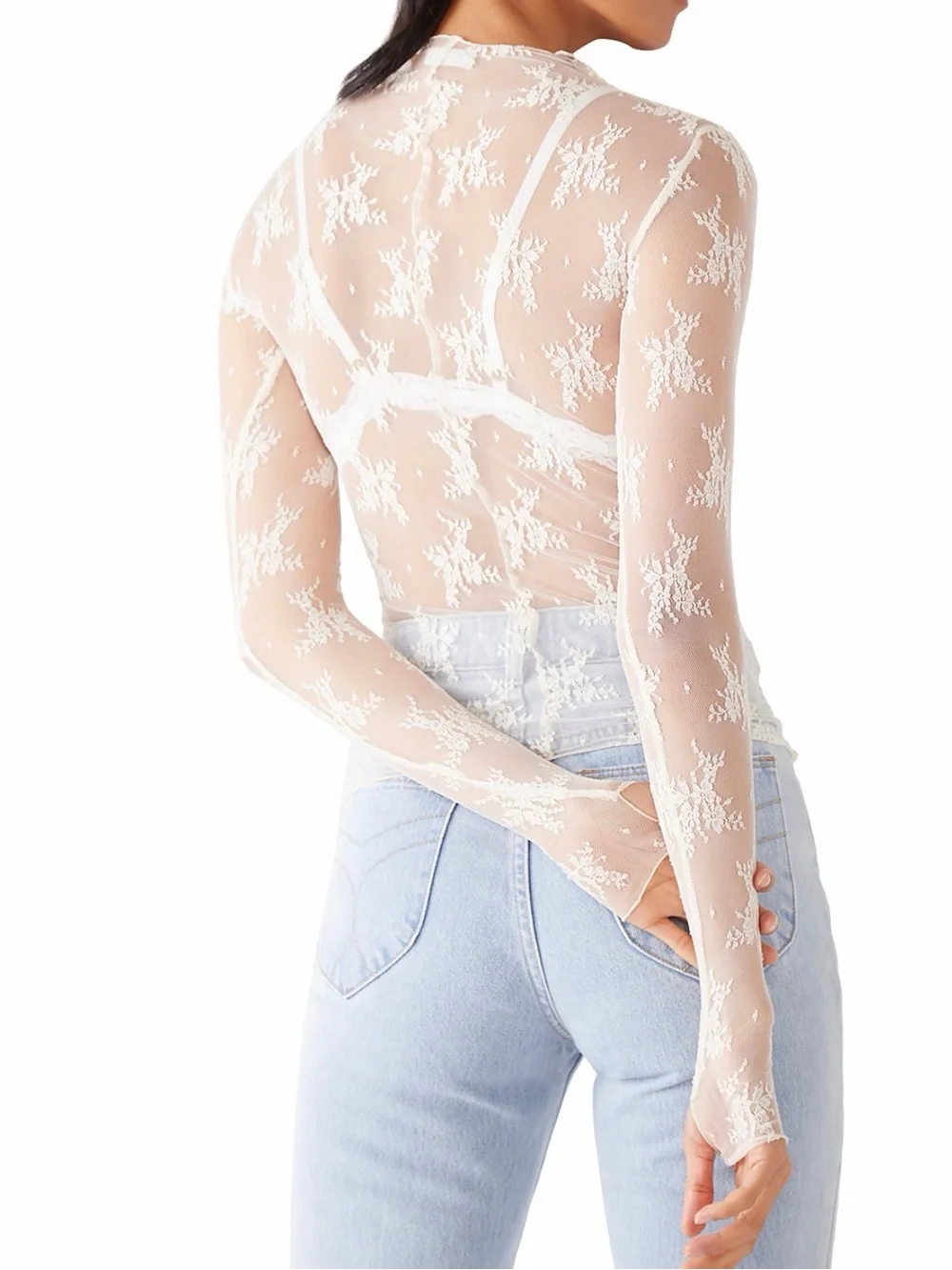 Free People Lux Layering Top Cream
